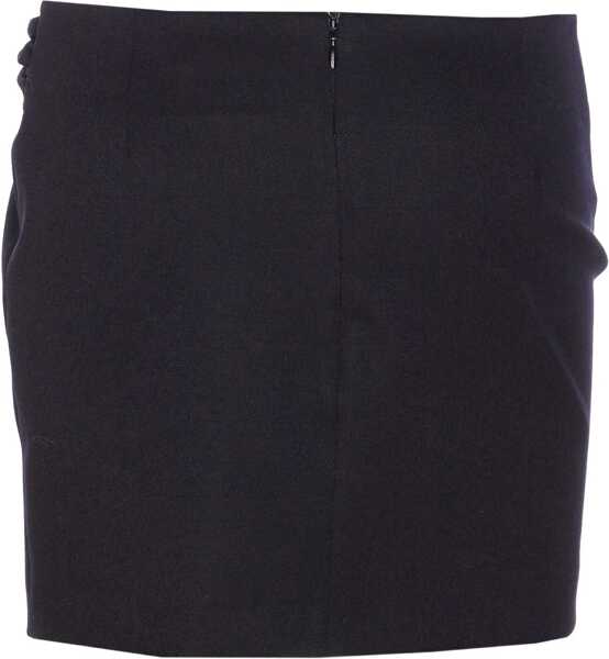 Fuste casual THE ATTICO Mini Crossover Skirt BLACK Femei (BM 19028197) 2