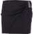THE ATTICO Mini Crossover Skirt BLACK