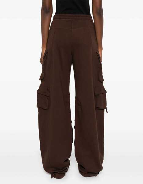Pantaloni casual THE ATTICO Long Pants Fern BROWN Femei (BM 19028212) 4