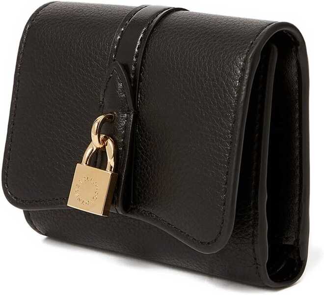 Portofele Stella McCartney Ryder Tri-Fold Wallet BLACK Femei (BM 19028224) 3