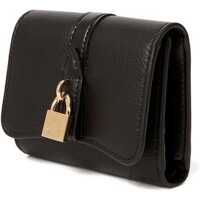 Portofele Stella McCartney Dama - Portofele Stella McCartney Ryder Tri-Fold Wallet BLACK Femei (BM 19028224) - B-mall.ro