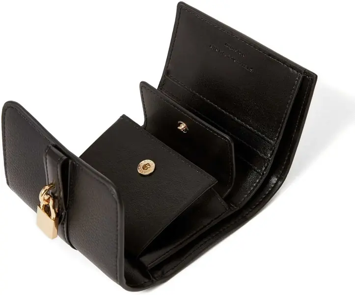 Portofele Stella McCartney Ryder Tri-Fold Wallet BLACK Femei (BM 19028224) 4