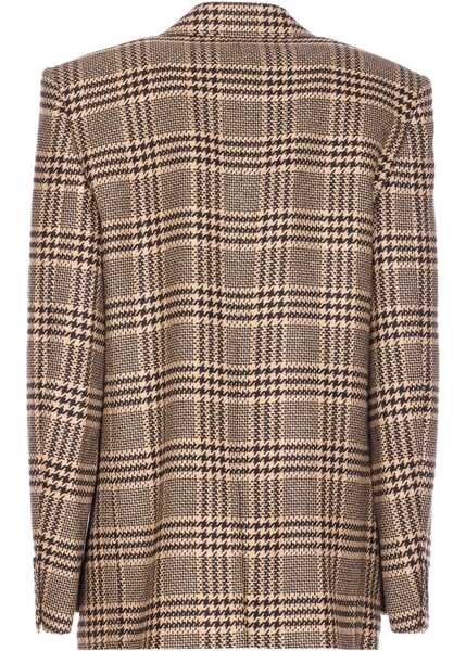 Sacouri office Saint Laurent Silk And Cashmere Jacket BEIGE Femei (BM 19028230) 2