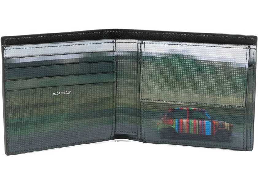 Portofele Paul Smith Pixelated Mini Wallet BLACK Barbati (BM 19028233) 3