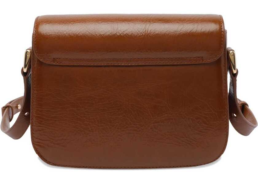 Genti tip postas A.P.C. Small Grace Bag BROWN Femei (BM 19028266) 2