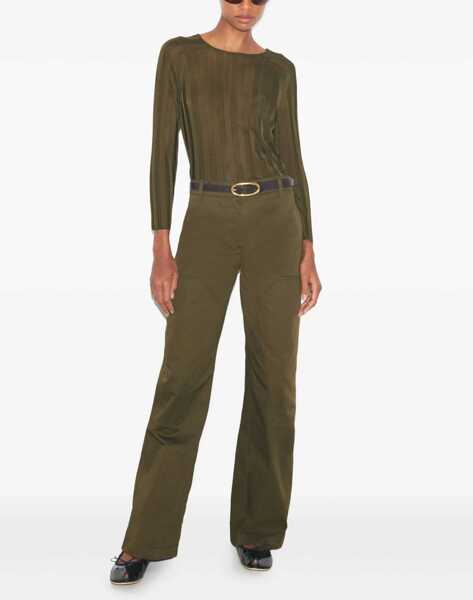 Pantaloni casual Tory Burch Cargo Pants GREEN Femei (BM 19028290) 2