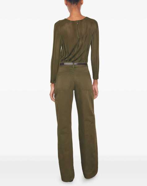 Pantaloni casual Tory Burch Cargo Pants GREEN Femei (BM 19028290) 3