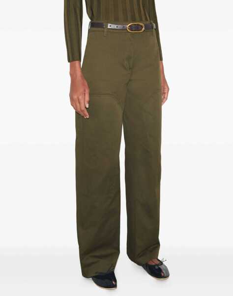 Pantaloni casual Tory Burch Cargo Pants GREEN Femei (BM 19028290) 4