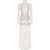 RABANNE Laced long dress IVORY