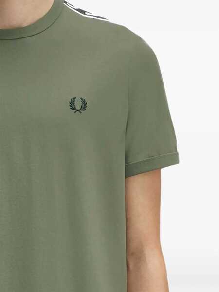 Tricouri Fred Perry T-Shirt Ringer GREEN Barbati (BM 19028548) 2