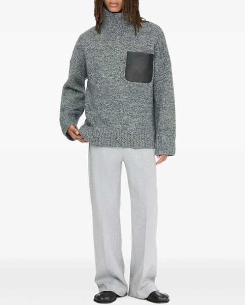Pulovere casual JW Anderson Turtleneck Shirt GREY Barbati (BM 19028596) 2