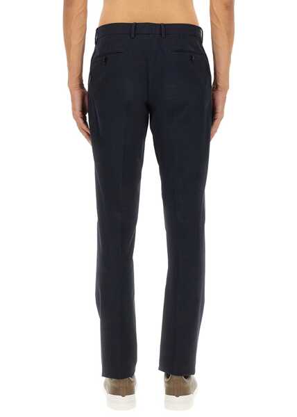 Pantaloni casual ZEGNA Premium Cotton Pants BLUE Barbati (BM 19028608) 3