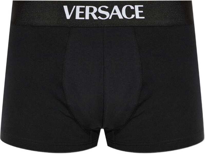 Lenjerie intima Versace Bi-Pack Tight-Fitting Boxers BLACK Barbati (BM 19028626) 1
