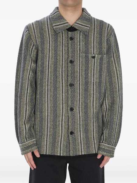 Pulovere casual GUEST IN RESIDENCE Stripe Work Shirt GREY Femei (BM 19028761) 2