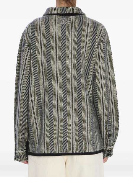 Pulovere casual GUEST IN RESIDENCE Stripe Work Shirt GREY Femei (BM 19028761) 5