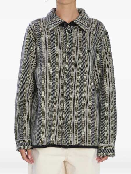 Pulovere casual GUEST IN RESIDENCE Stripe Work Shirt GREY Femei (BM 19028761) 1