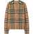 Burberry Check Wool And Cashmere Cardigan BEIGE