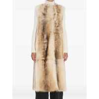 Paltoane Long Lamb Fur Vest Femei