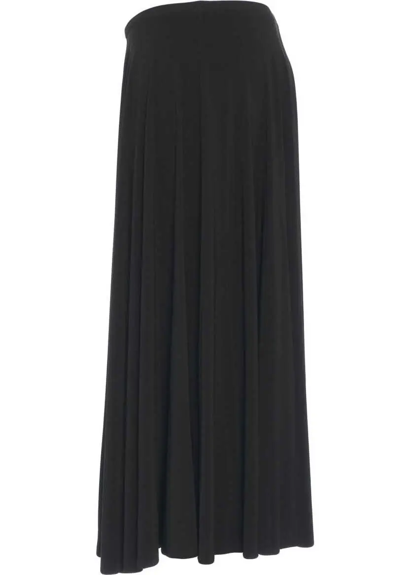 Fuste lungi NORMA KAMALI Pleated midi skirt Black Femei (BM 19028869) 4