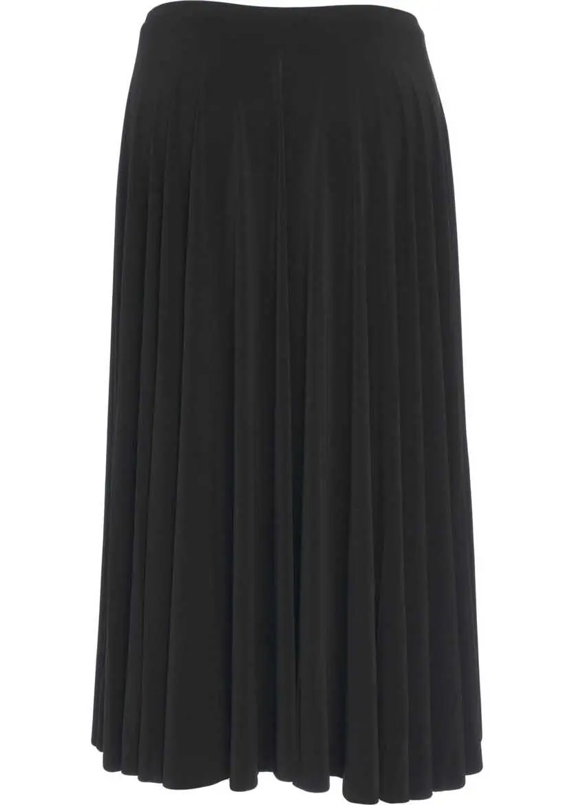 Fuste lungi NORMA KAMALI Pleated midi skirt Black Femei (BM 19028869) 8