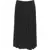 NORMA KAMALI Pleated midi skirt Black