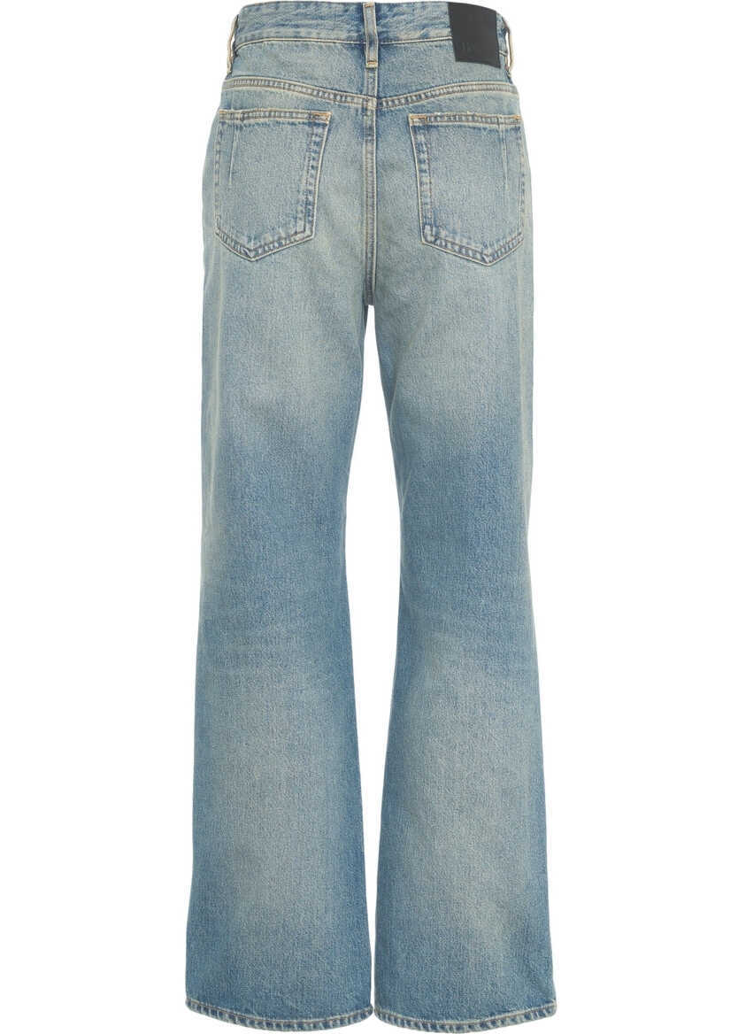 Blugi evazati Won Hundred Flared Jeans Genoa 80s Blue Femei (BM 19028872) 4