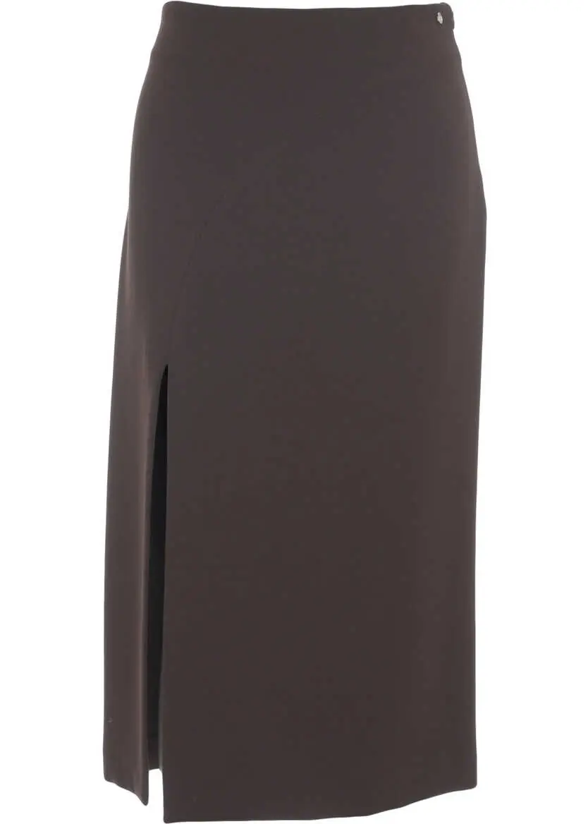 Fuste lungi Otto d ame Midi skirt Brown Femei (BM 19028875) 2