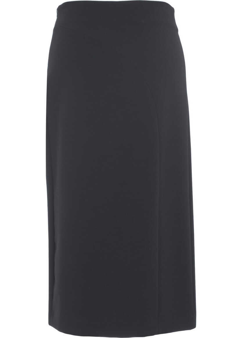 Fuste lungi Otto d ame Midi skirt Black Femei (BM 19028875) 4