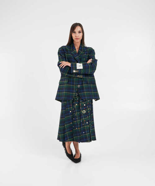 Fuste lungi 5 Progress Midi skirt with appliques Green Femei (BM 19028884) 3