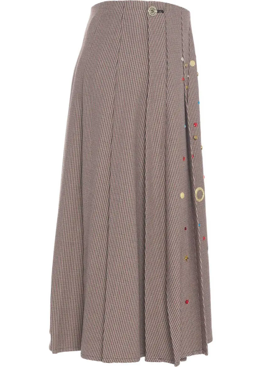 Fuste lungi 5 Progress Midi skirt with appliques Multicolor Femei (BM 19028884) 3