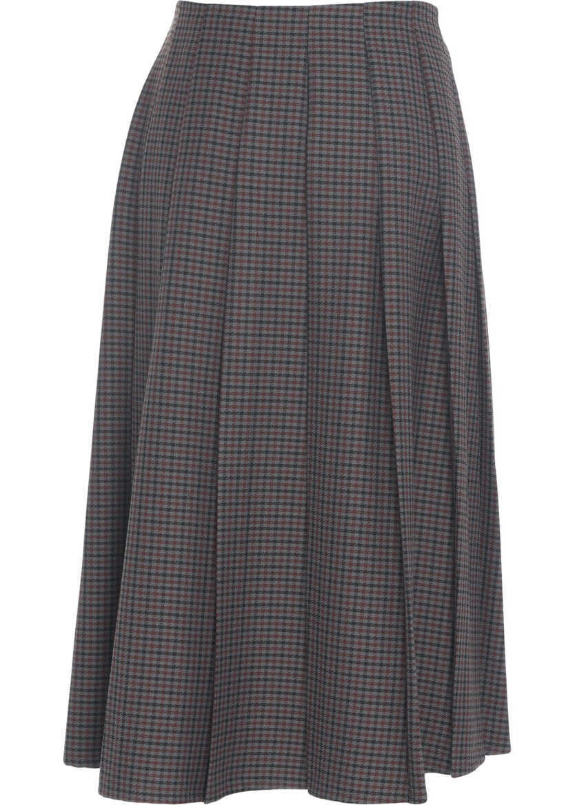 Fuste lungi 5 Progress Midi skirt with appliques Grey Femei (BM 19028884) 4