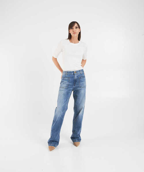 Blugi evazati SEAFARER Flared Jeans Curt Blue Femei (BM 19028887) 3