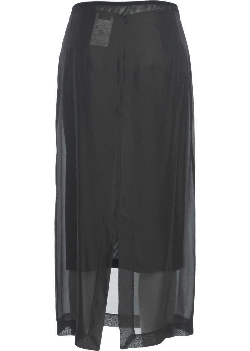 Fuste lungi 8PM Midi skirt Lilian Black Femei (BM 19028890) 5
