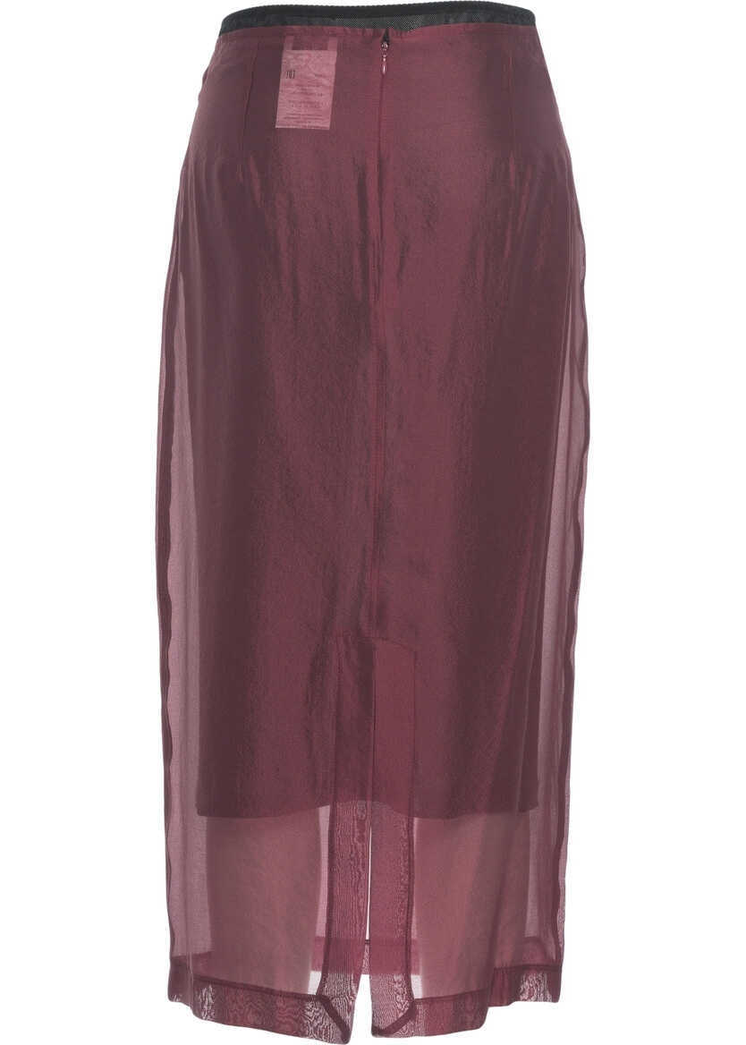 Fuste lungi 8PM Midi skirt Lilian Red Femei (BM 19028890) 4