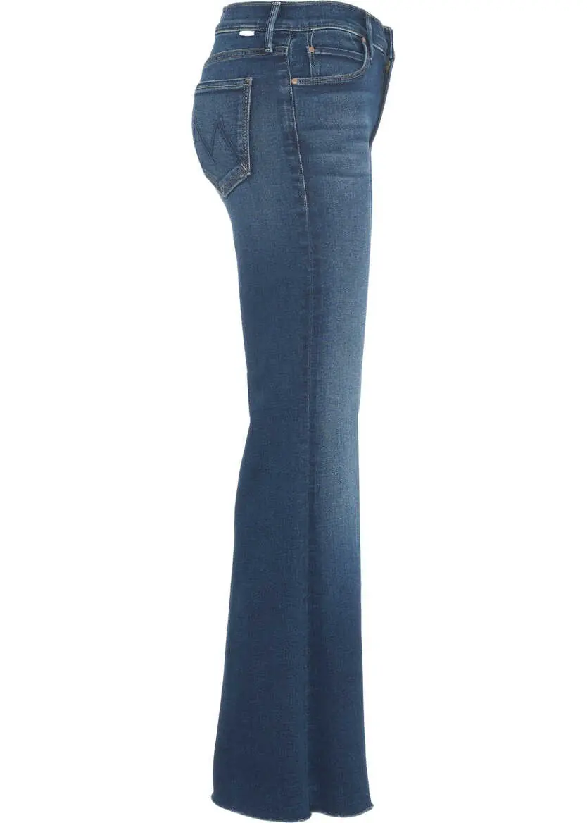 Blugi evazati MOTHER Flared Jeans Lil Doozy Fray Blue Femei (BM 19028893) 3