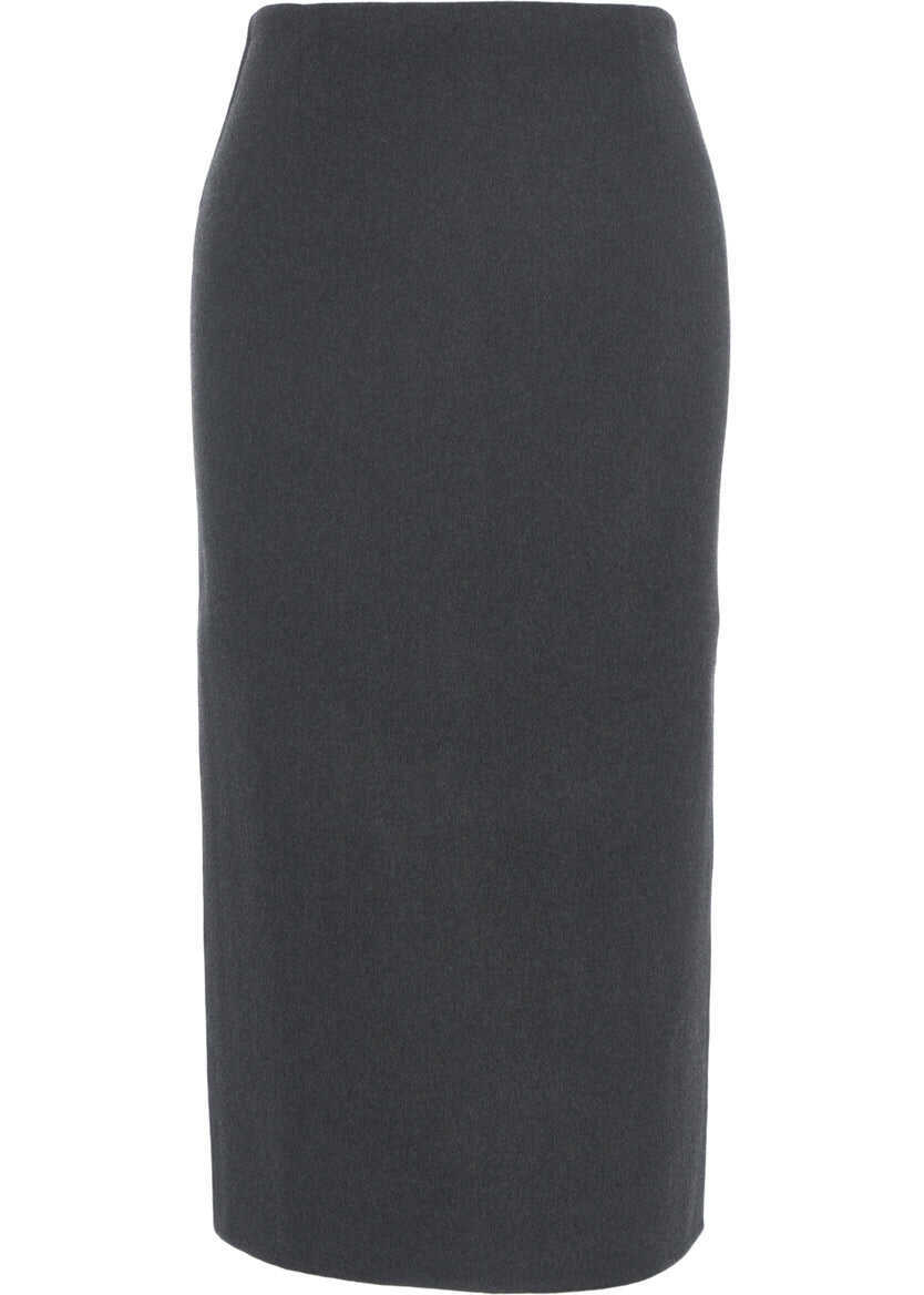 Fuste lungi Herskind Midi skirt Anda Grey Femei (BM 19028902) 1