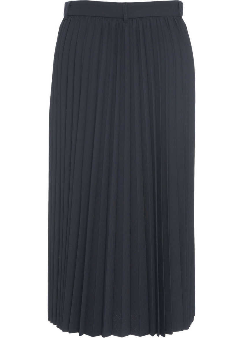Fuste lungi Semicouture Midi Skirt Blue Femei (BM 19028905) 4