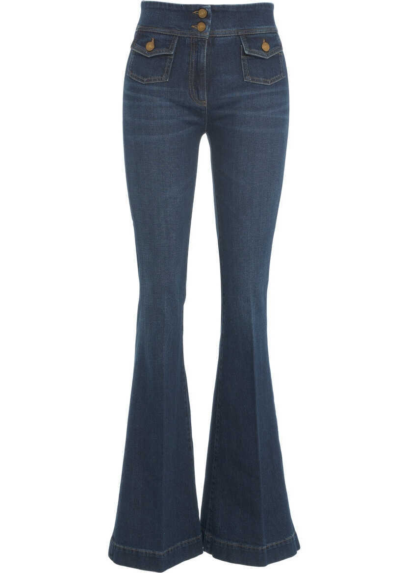 Blugi evazati SEAFARER Flared Jeans Emi Blue Femei (BM 19028914) 1