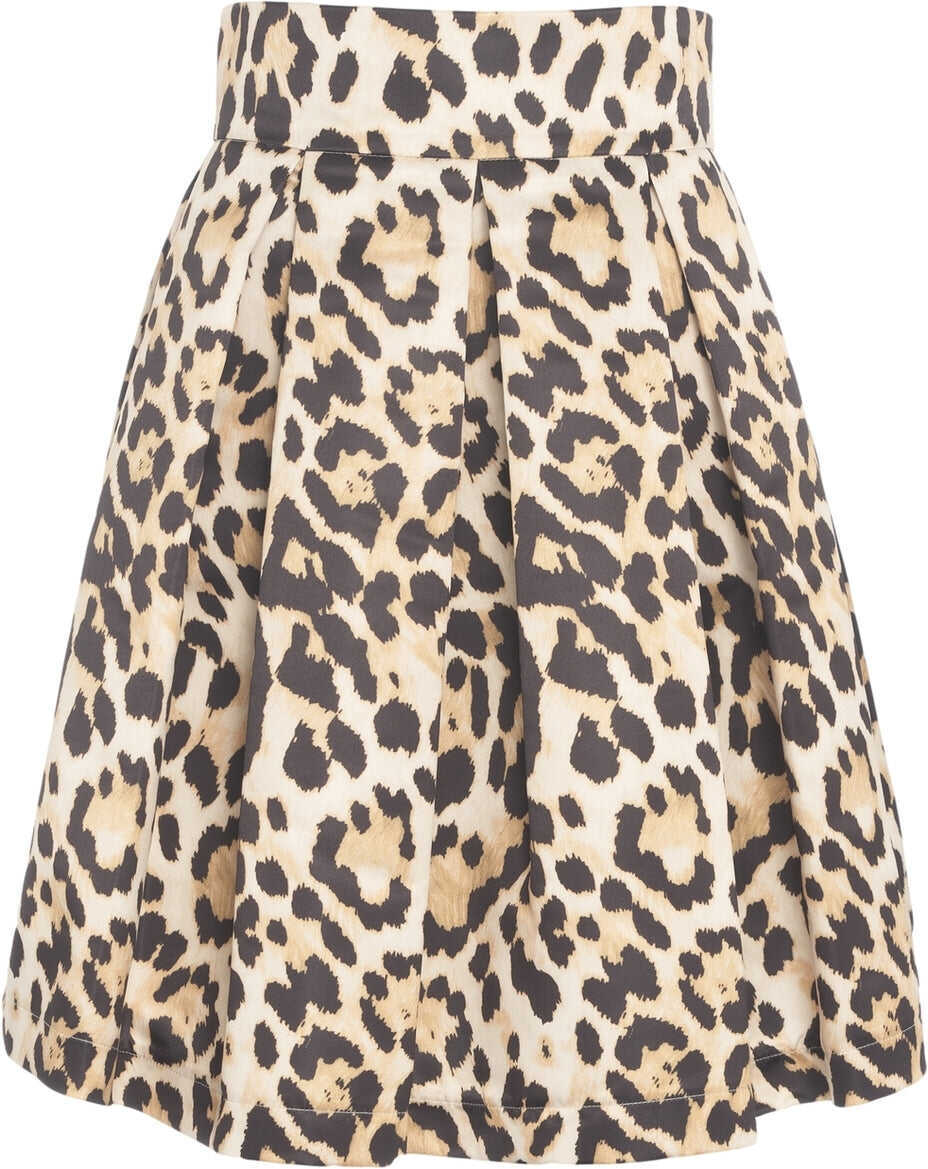 Fuste lungi 5 Progress Pleated skirt with polka dots Multicolor Femei (BM 19028917) 2