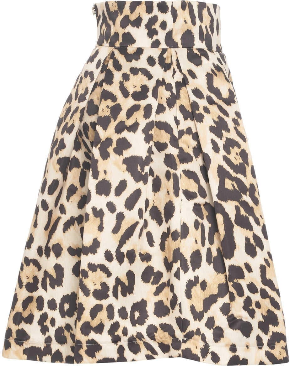 Fuste lungi 5 Progress Pleated skirt with polka dots Multicolor Femei (BM 19028917) 3