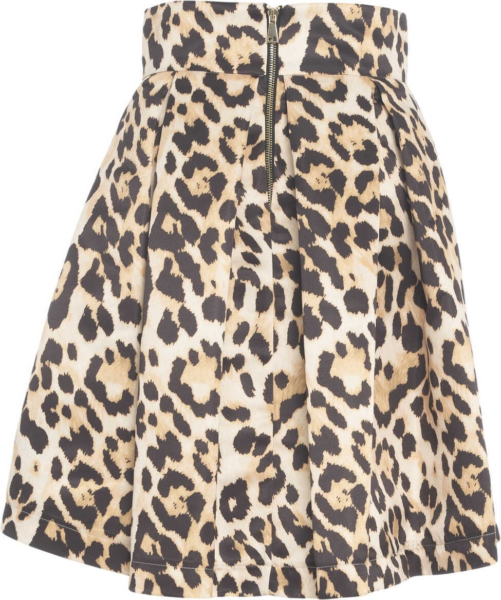 Fuste lungi 5 Progress Pleated skirt with polka dots Multicolor Femei (BM 19028917) 4