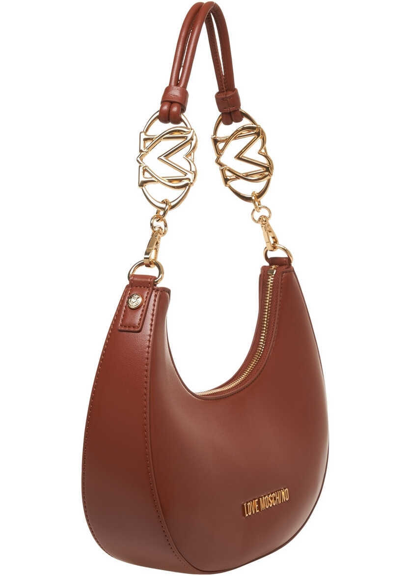 Genti de mana LOVE Moschino Faux leather handbag Brown Femei (BM 19028920) 3