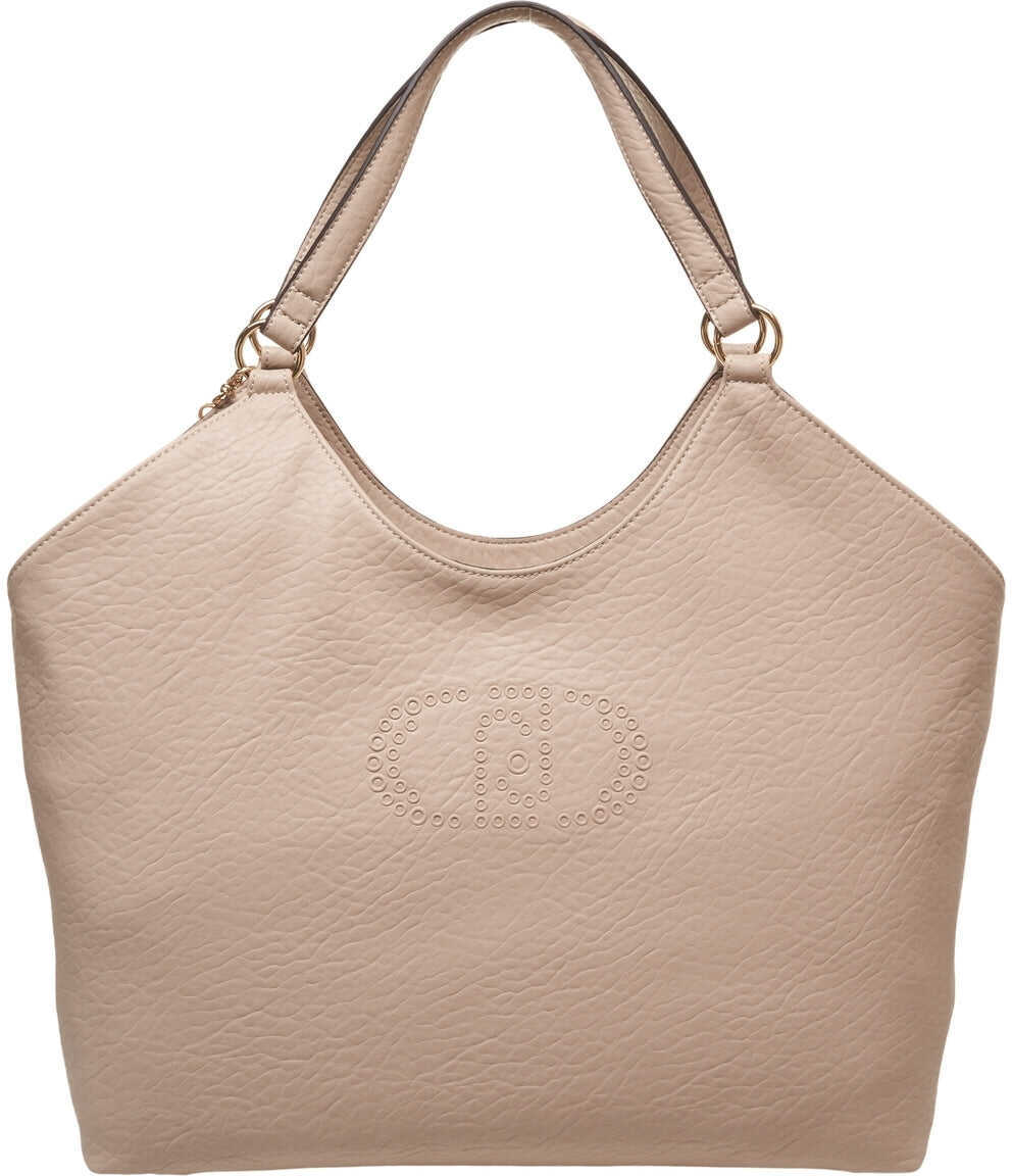 Genti de mana Liu Jo Faux Leather Handbag Beige Femei (BM 19028935) 4