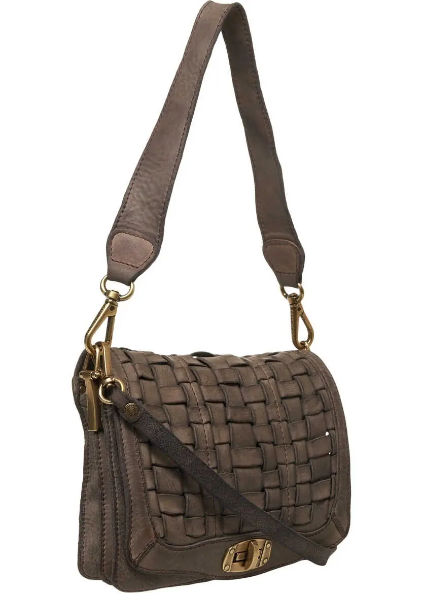 Genti de umar CAMPOMAGGI Leather Shoulder Bag Grey Femei (BM 19028944) 3