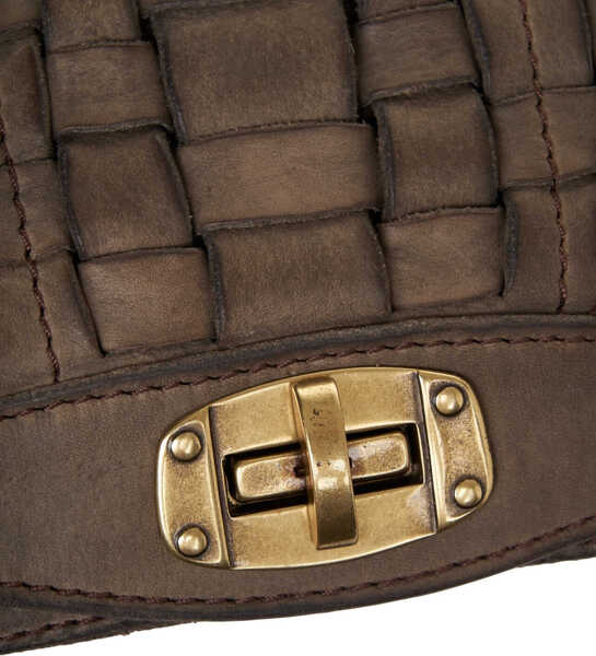 Genti de umar CAMPOMAGGI Leather Shoulder Bag Grey Femei (BM 19028944) 5