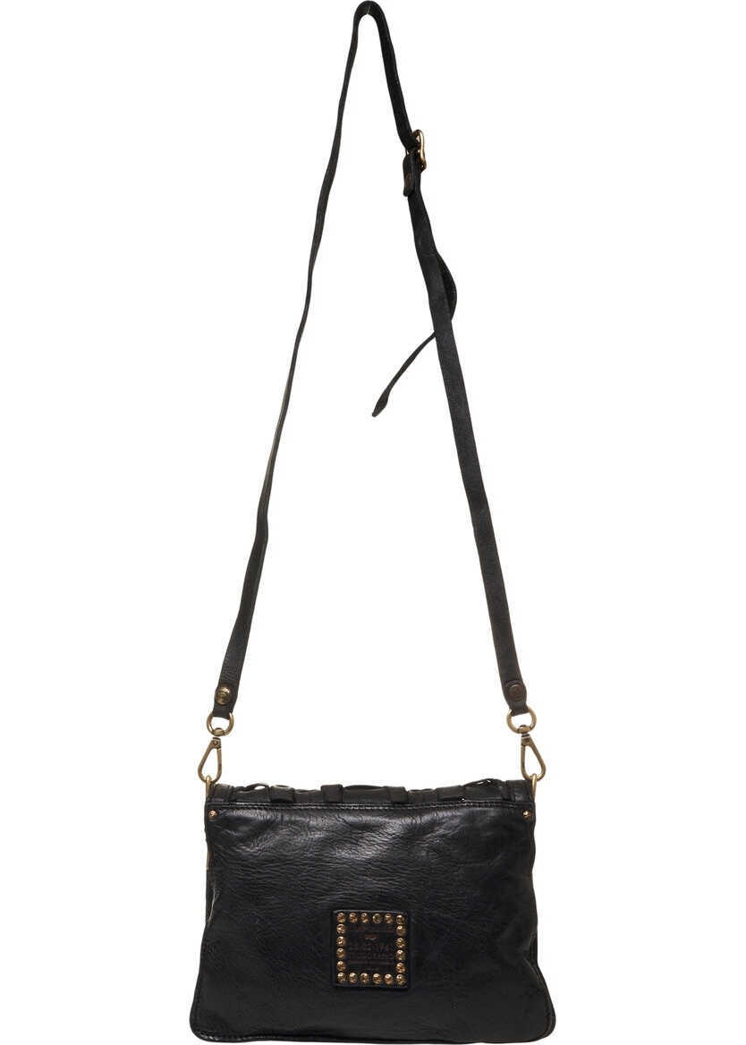 Genti de umar CAMPOMAGGI Leather Shoulder Bag Black Femei (BM 19028944) 4