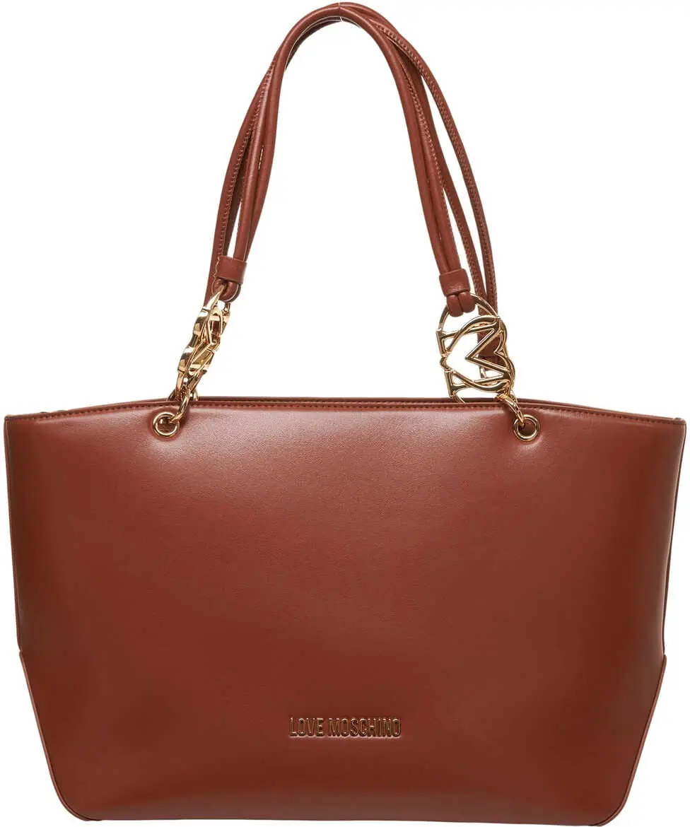 Genti de mana LOVE Moschino Handbag with logo details Brown Femei (BM 19028968) 2