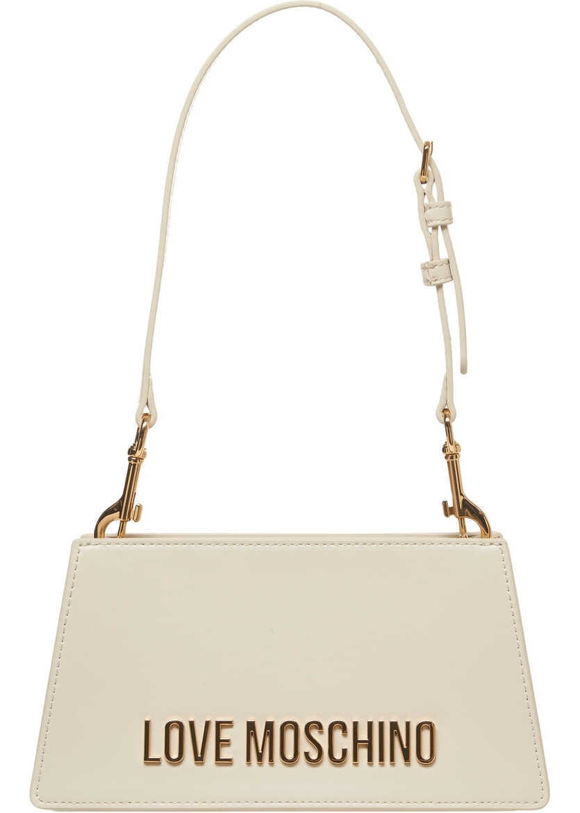 Genti de umar LOVE Moschino Shoulderbag with logo lettering Beige Femei (BM 19029010) 2