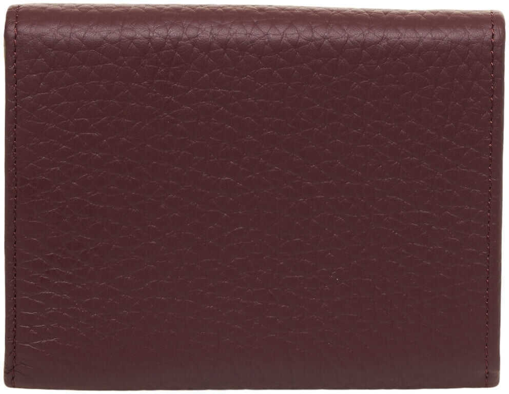 Portofele Orciani Grained leather wallet Red Femei (BM 19029025) 4