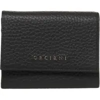 Portofele Grained leather wallet Femei
